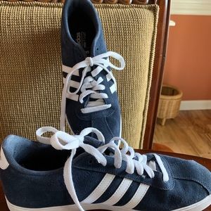 Navy Blue Ortholite Float Ladies Tennis Shoes, 8.5